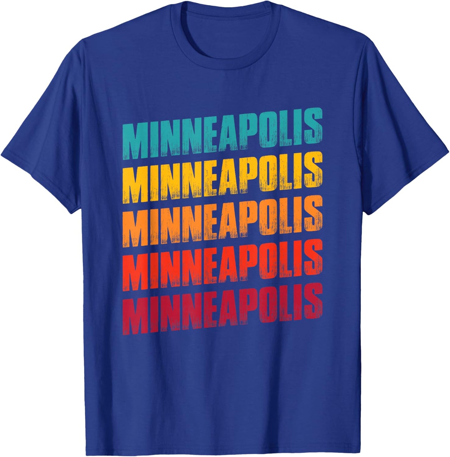 Minneapolis Minnesota Souvenir - Retro Vintage Minneapolis T-Shirt - T-Shirt | Royal