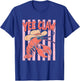 Striped Lobster Cowboy Yee Claw Funny Western Beach Cowgirl T-Shirt - T-Shirt | Royal