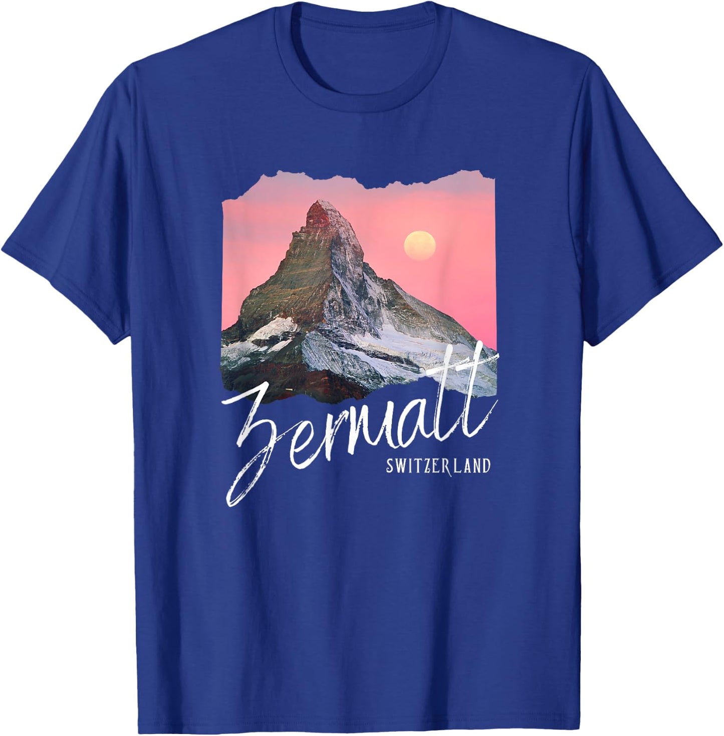 Zermatt Souvenir / Switzerland Zermatt , black, S T-Shirt - T-Shirt | Royal