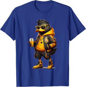 Trendy Hype Boba Duck Cool Bubble Milk Boba Tea Men Women T-Shirt - T-Shirt | Royal