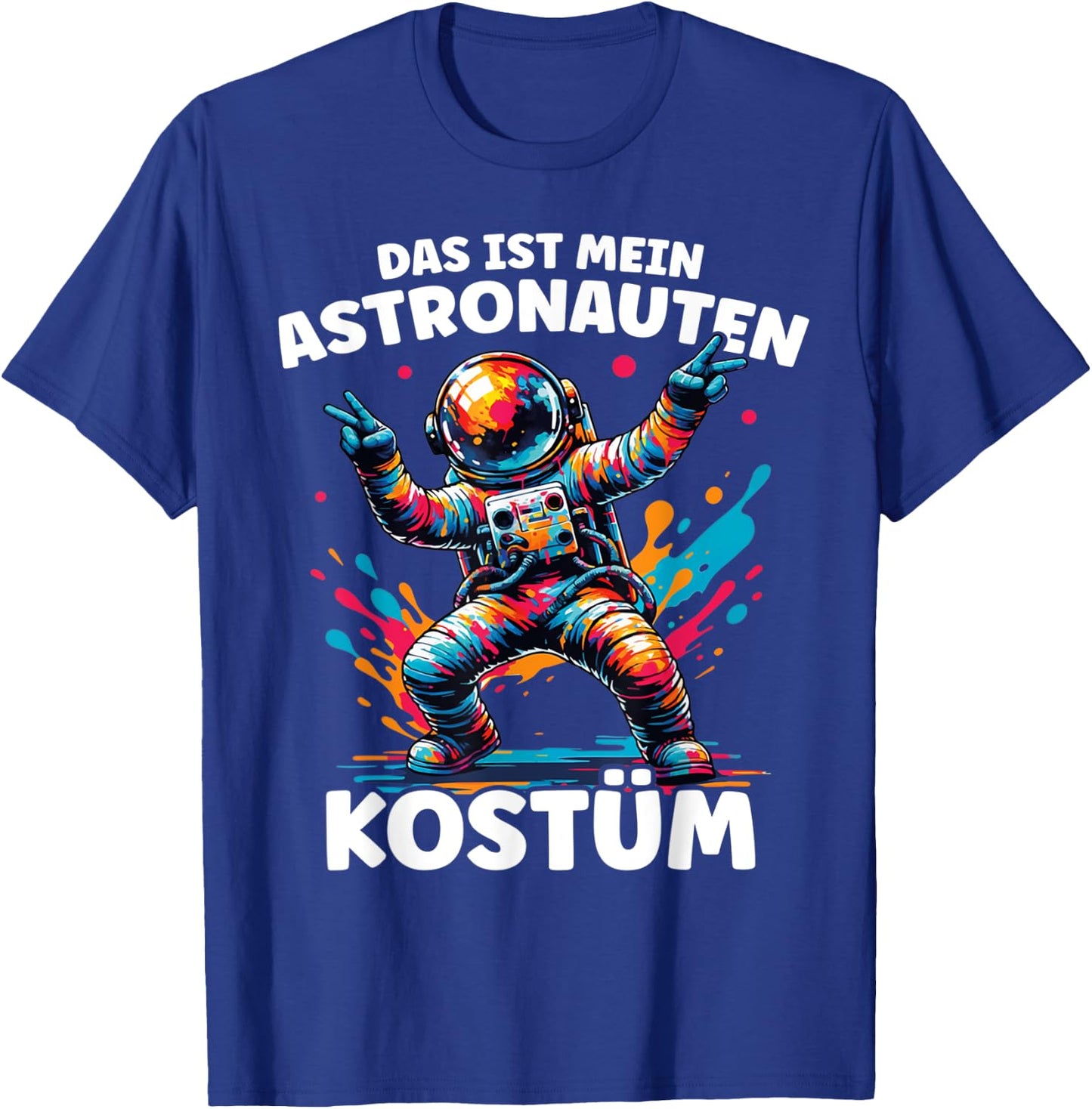 Carnival Space Suit Space Astronaut Costume , black T-Shirt - T-Shirt | Royal