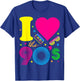 1990's 90s I Heart The Nineties T-Shirt - T-Shirt | Royal