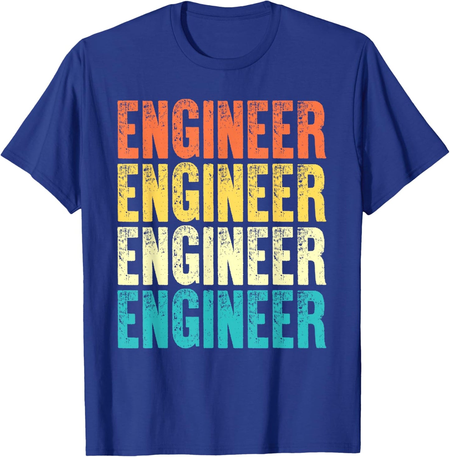 Engineer Vintage Style Job T-Shirt - T-Shirt | Royal