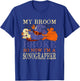 My Broom Broke So Now I'm a Sonographer Funny Halloween T-Shirt - T-Shirt | Royal