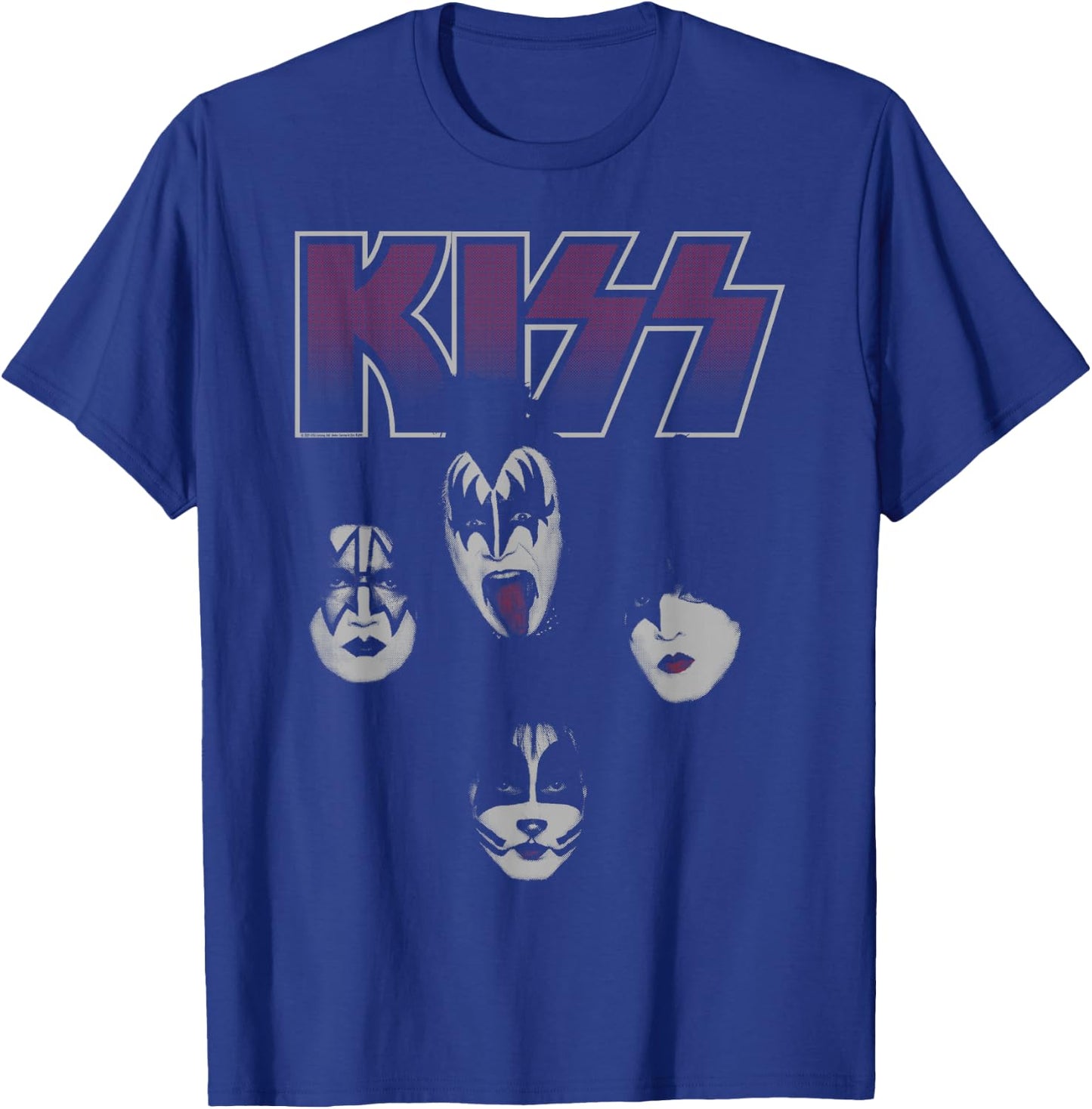 KISS - Portrait T-Shirt - T-Shirt | Royal