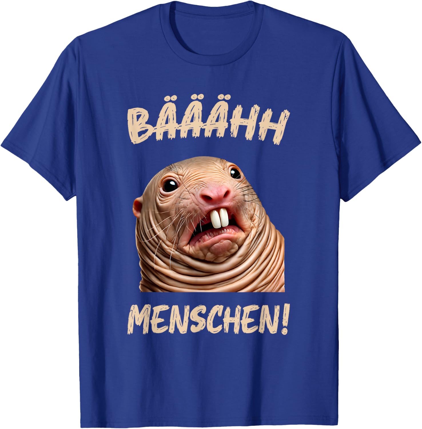 Funny with German Text "Ich hasse Menschen" [German Language], black T-Shirt - T-Shirt | Royal