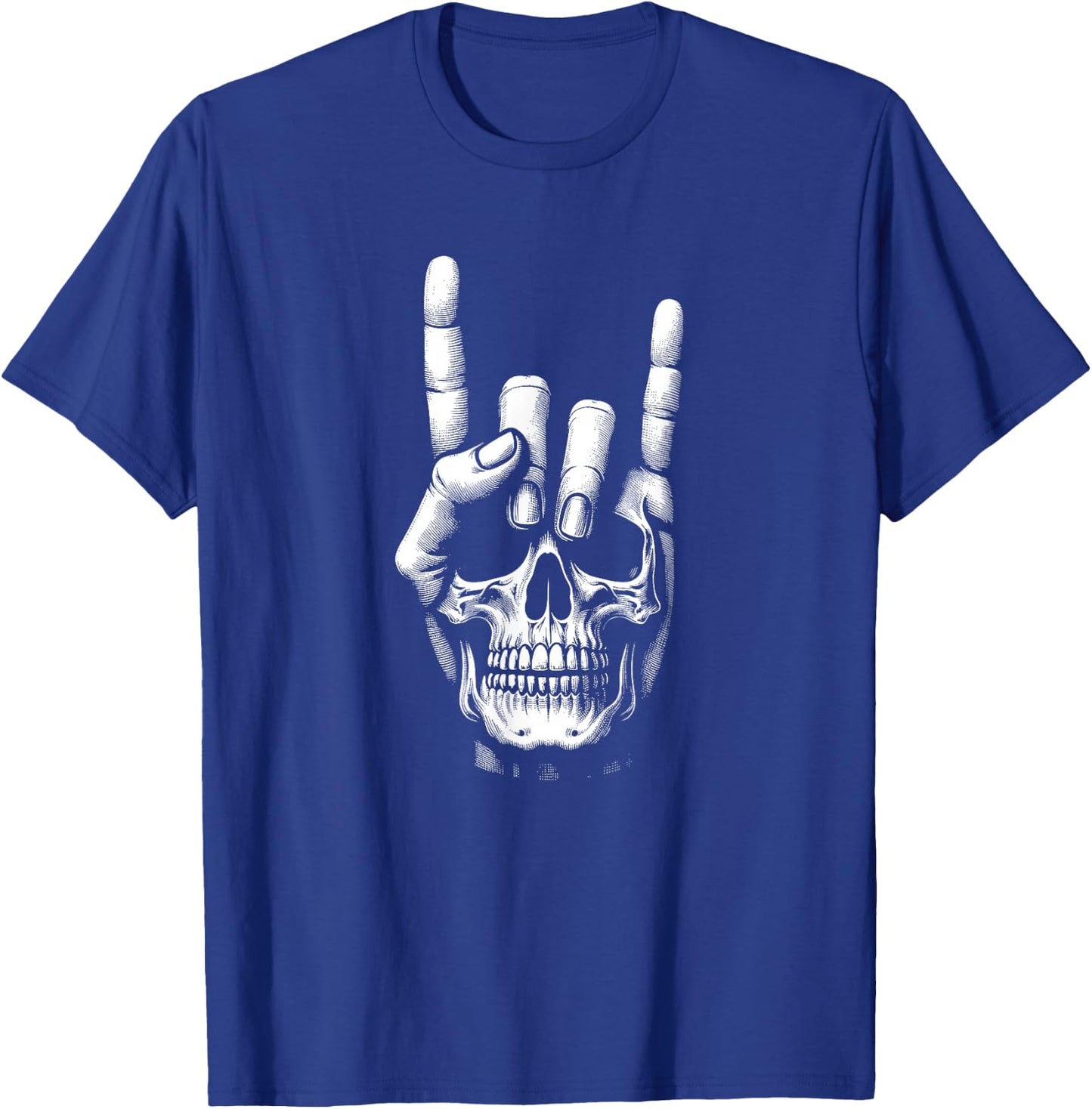 Tete Morte Guitarist - Guitar Electric Guitar T-Shirt - T-Shirt | Royal