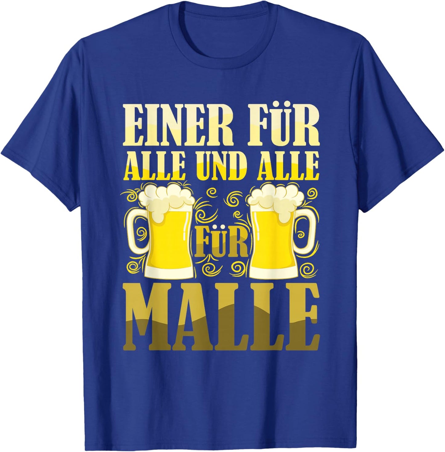One for all and all for Malle , black, s T-Shirt - T-Shirt | Royal