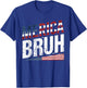 Merica Bruh 4th of July USA American Men Women T-Shirt - T-Shirt | Royal