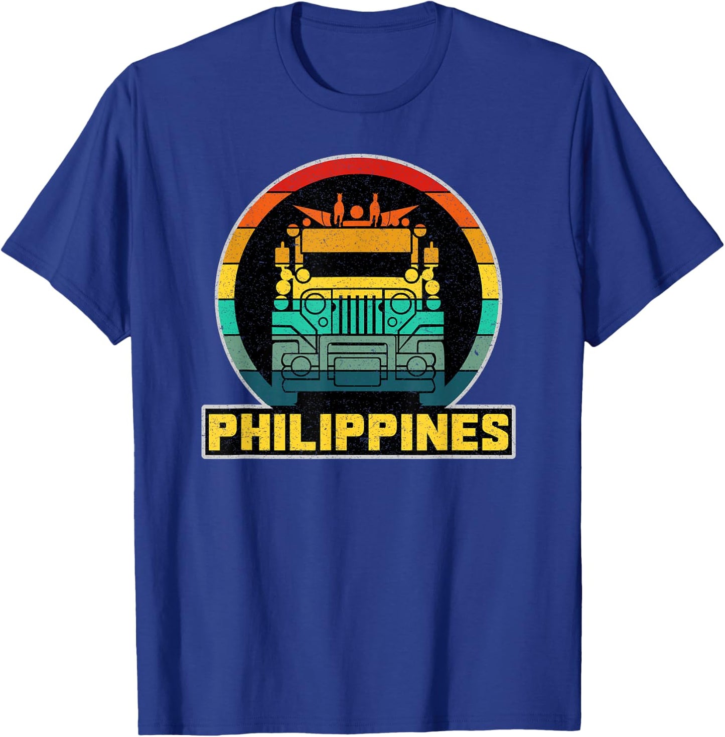 Philippine Filipino Jeepney Creative Pride King Of The Road T-Shirt - T-Shirt | Royal