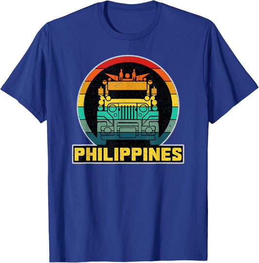 Philippine Filipino Jeepney Creative Pride King Of The Road T-Shirt - T-Shirt | Royal