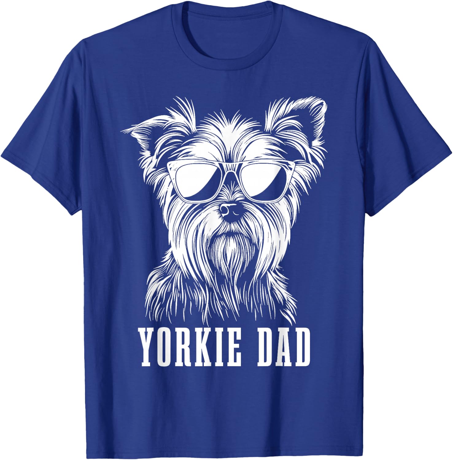 Yorkie Dad Lustiger Hund Yorkshire Terrier T-Shirt - T-Shirt | Royal