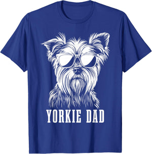 Yorkie Dad Lustiger Hund Yorkshire Terrier T-Shirt - T-Shirt | Royal