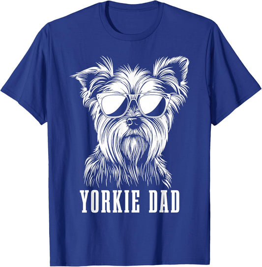 Yorkie Dad Lustiger Hund Yorkshire Terrier T-Shirt - T-Shirt | Royal