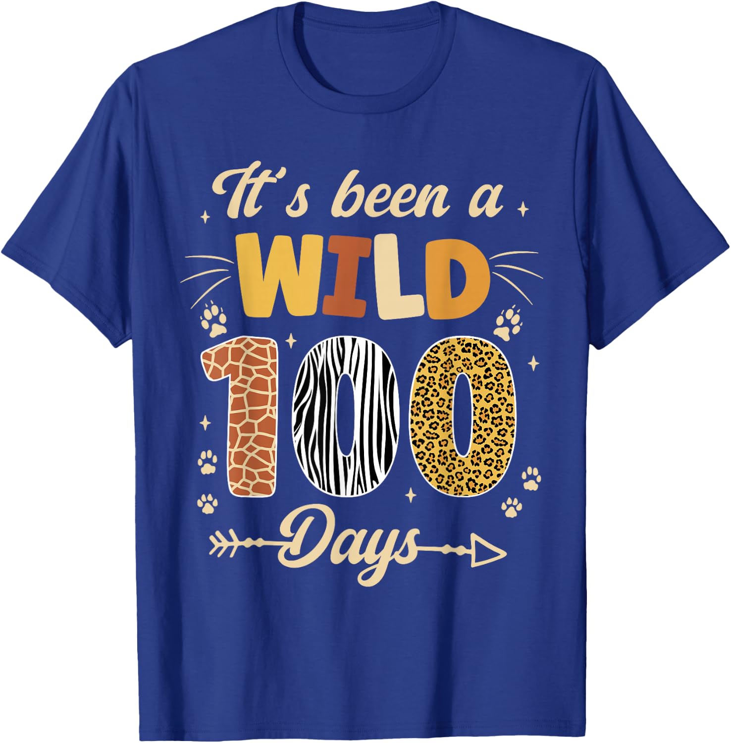 100 Days of School Teacher 100th Day of School kids Girl Boy T-Shirt - T-Shirt | Royal