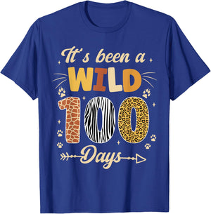 100 Days of School Teacher 100th Day of School kids Girl Boy T-Shirt - T-Shirt | Royal