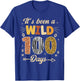 100 Days of School Teacher 100th Day of School kids Girl Boy T-Shirt - T-Shirt | Royal