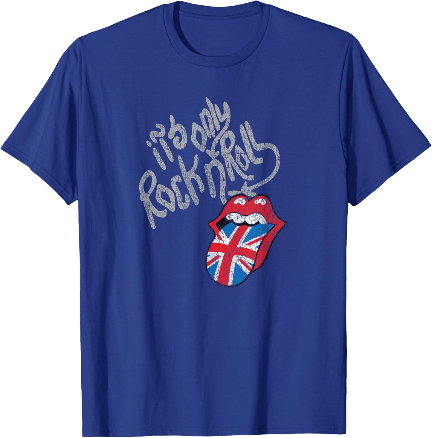 The Rolling Stones Rock N Roll UK Tongue T-Shirt - T-Shirt | Royal