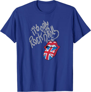 The Rolling Stones Rock N Roll UK Tongue T-Shirt - T-Shirt | Royal