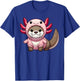 Kawaii Otter Axolotl Costume T-Shirt - T-Shirt | Royal