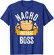 Nacho Average Boss Shirt Matching Family Cinco De Mayo T-Shirt - T-Shirt | Royal