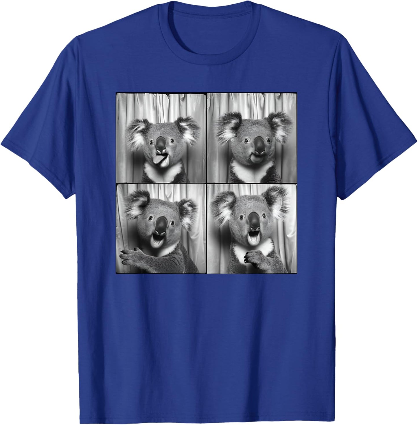Funny Koala Face Laughing Koala Animal Photo Cute Koala T-Shirt - T-Shirt | Royal