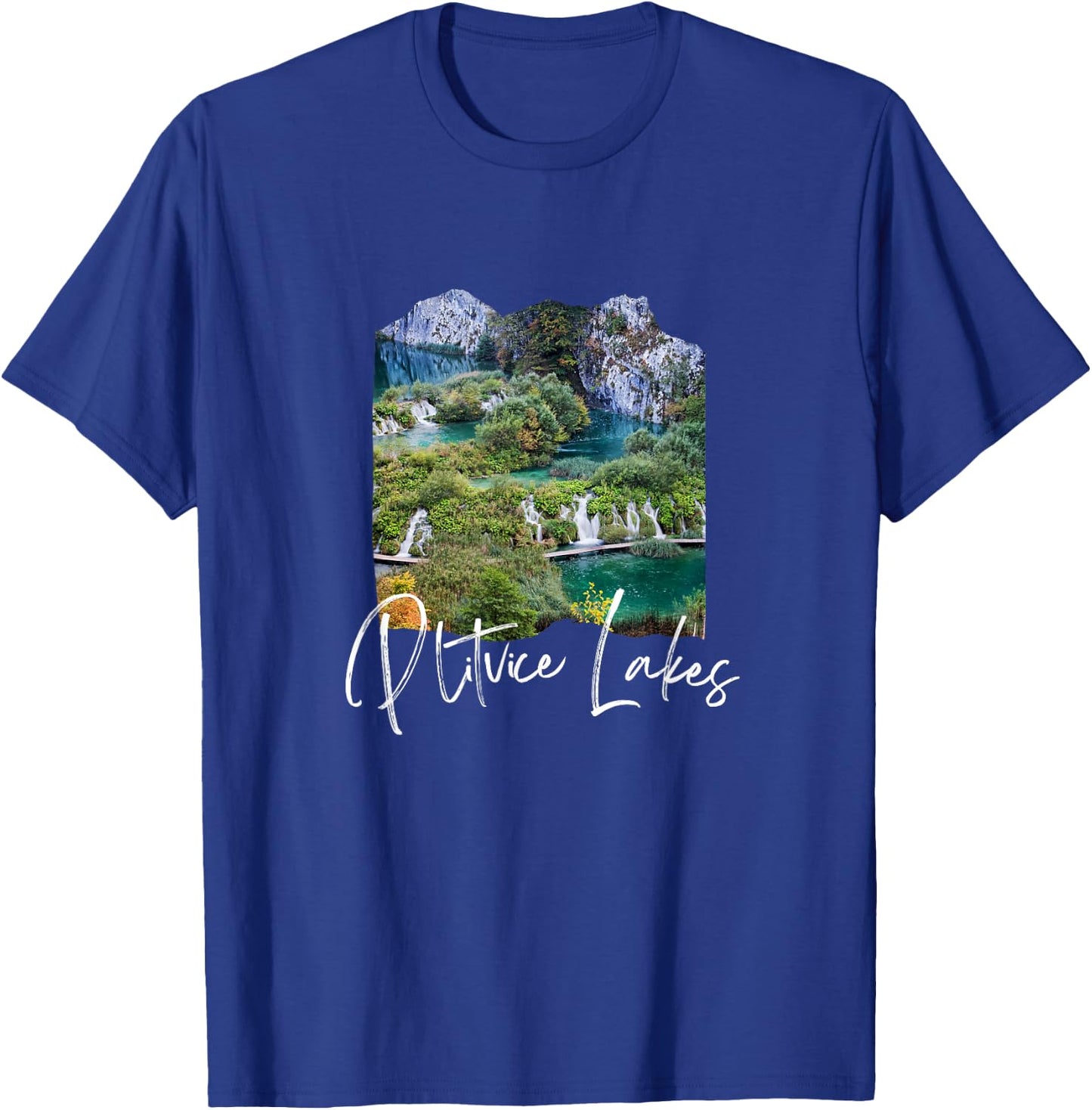 Memories of Plitvice Lakes Croatia Plitvice T-Shirt - T-Shirt | Royal