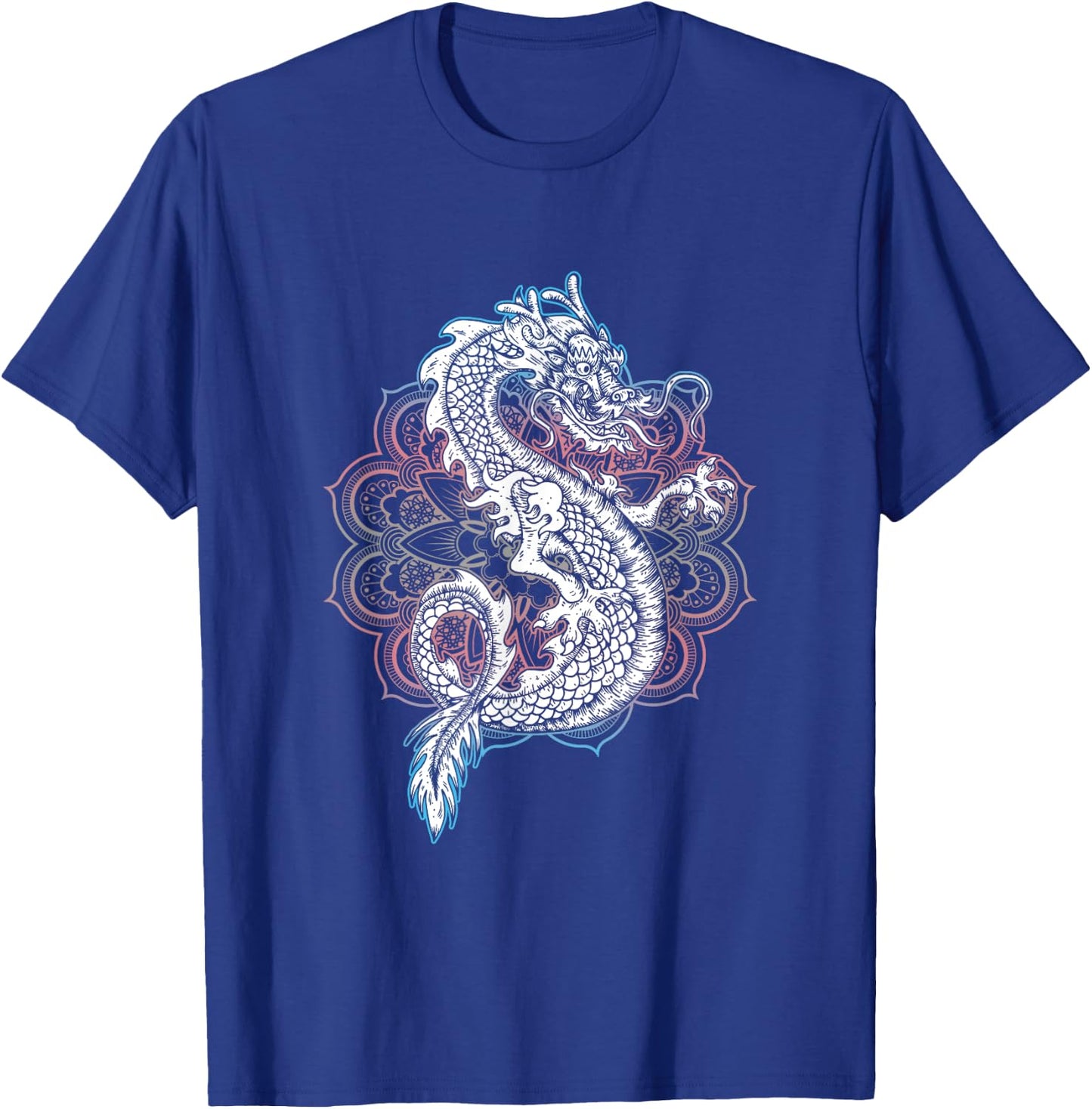 Transgender Dragon Transsexual Transgender Flag LGBTQ T-Shirt - T-Shirt | Royal