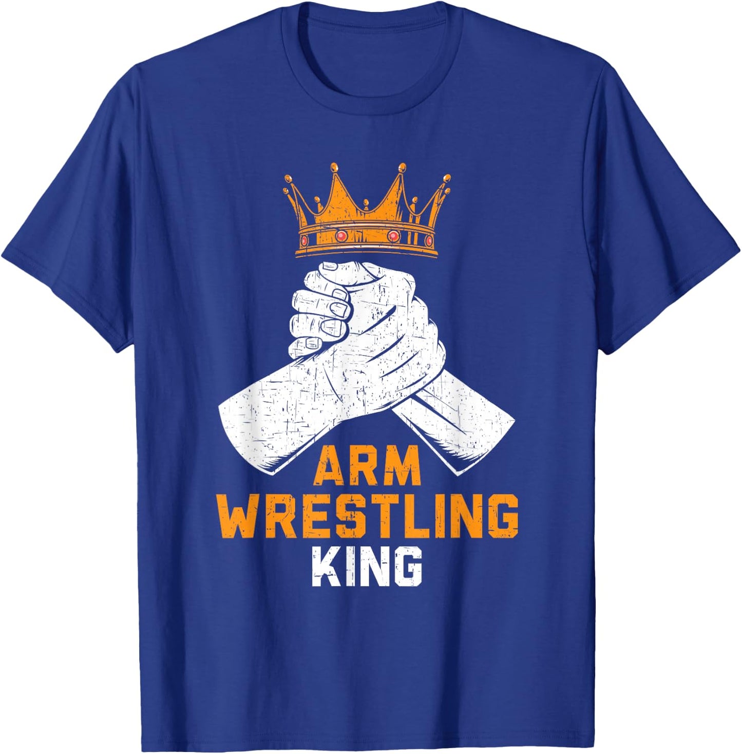 Arm Wrestling King Wrestler Arm Wrestle Arm Wrestling T-Shirt - T-Shirt | Royal