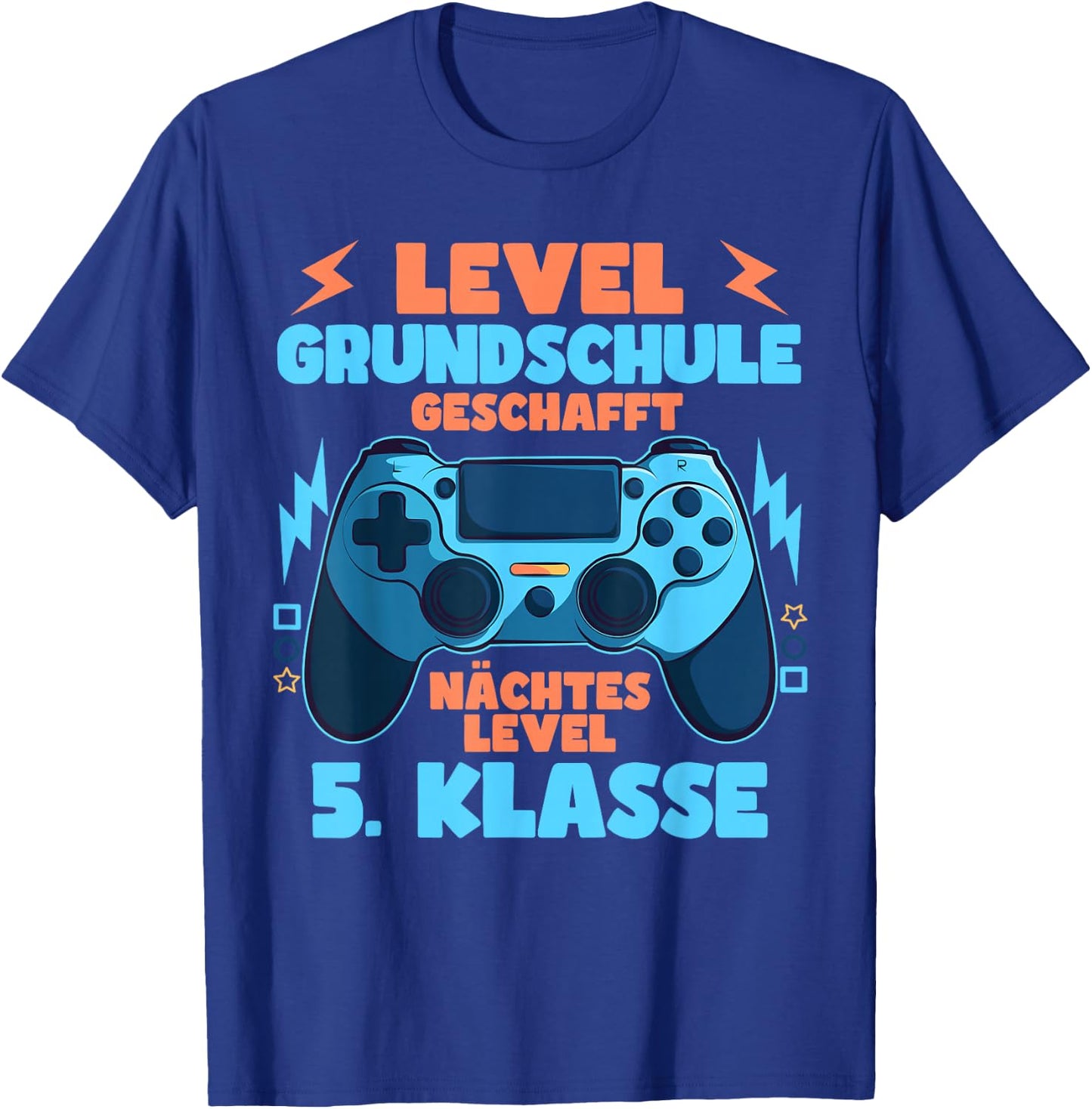 Primary School Graduation 2024 Level Primary School Schafft Gamer , black T-Shirt - T-Shirt | Royal