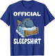 Hippopotamus Hippo Animal Official Sleepshirt Pajamas T-Shirt - T-Shirt | Royal