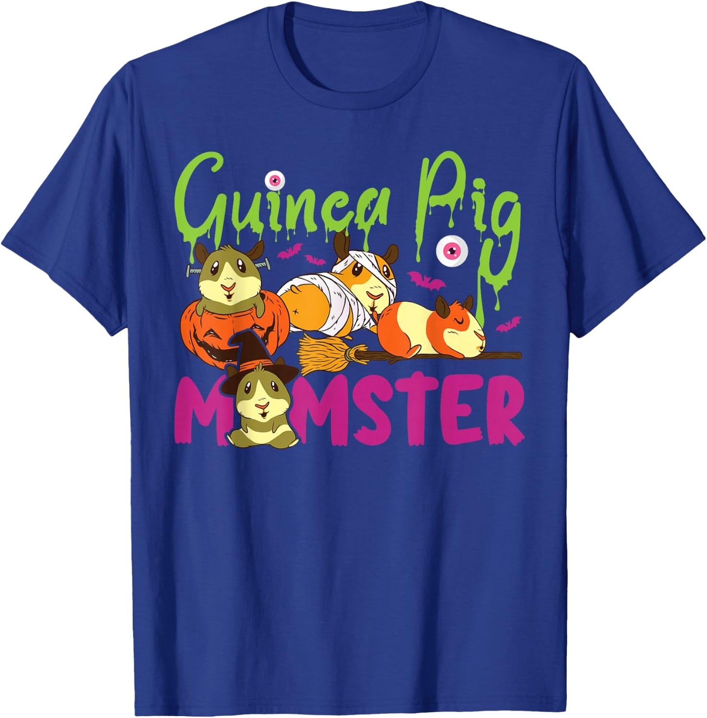 Guinea Pig Mom Halloween Guinea Pig Momster T-Shirt - T-Shirt | Royal