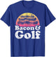 Bacon and Golf or Golfer T-Shirt - T-Shirt | Royal