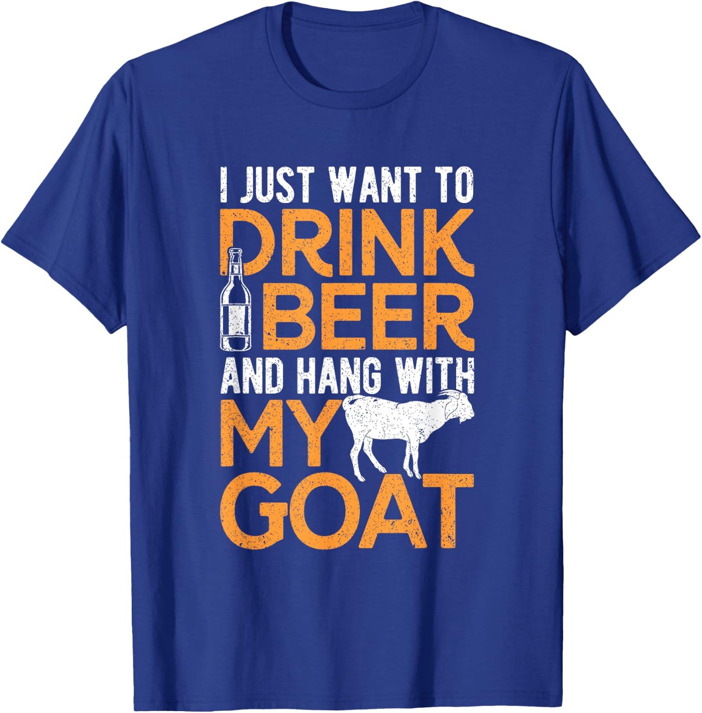 Hang With My Goat Dad Goat Father Goat Farmer Goat Owner T-Shirt - T-Shirt | Royal