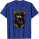 Teddy Fashion Rap Bear Stylish Hip Hop Funny , black T-Shirt - T-Shirt | Royal