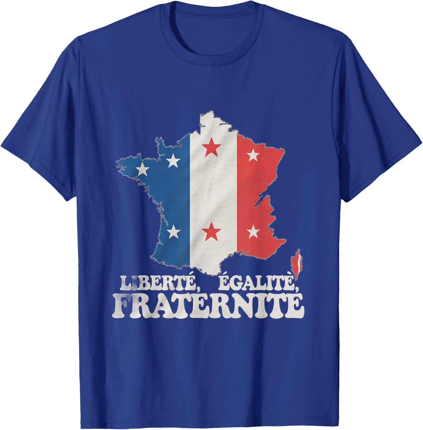 Flag France Liberty Equality Fraternity France Card Memes , Black, S T-Shirt - T-Shirt | Royal