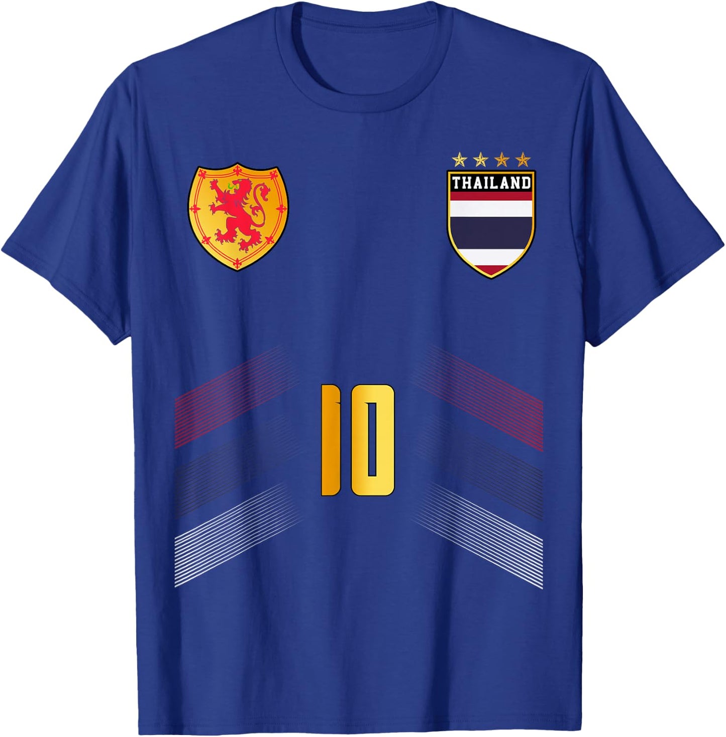 Lustige Retro-Thailand-Flagge, Thailand-Flagge T-Shirt - T-Shirt | Royal