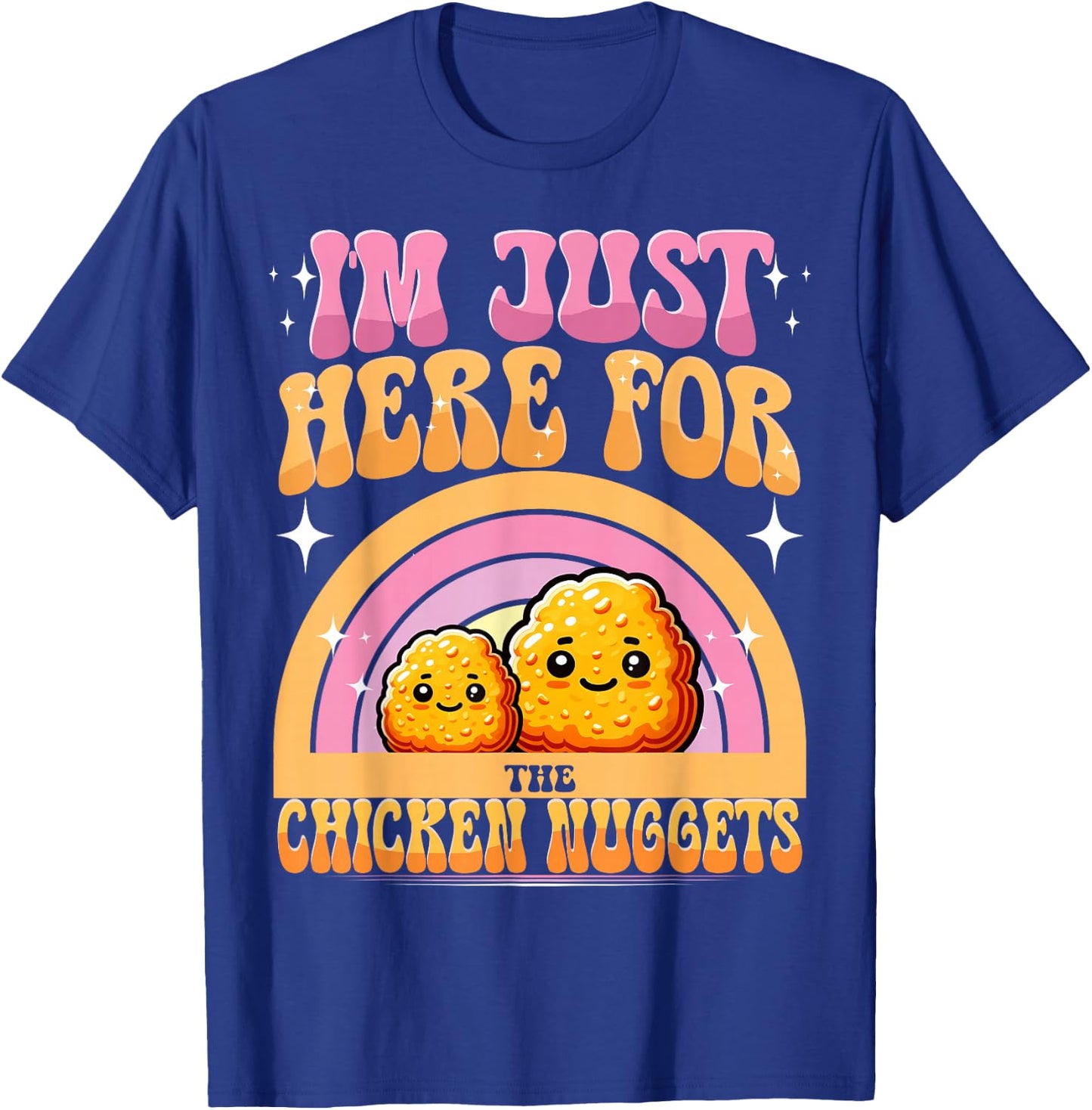 Cute Chicken Nuggets Kids T-Shirt - T-Shirt | Royal
