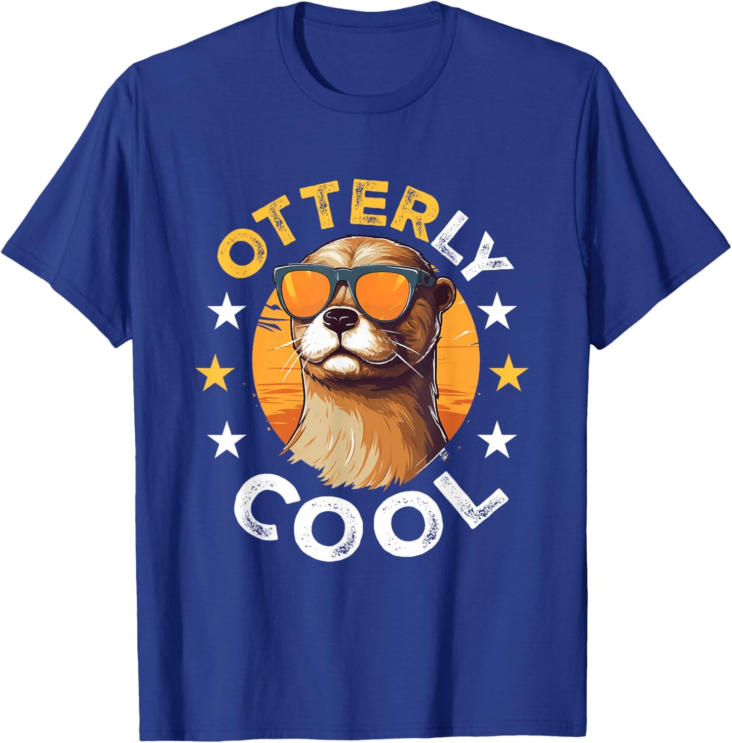 Otter Animal Kids & Adult - Otterly Cool T-Shirt - T-Shirt | Royal