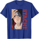 Naruto Shippuden Itachi Block and Name , black T-Shirt - T-Shirt | Royal