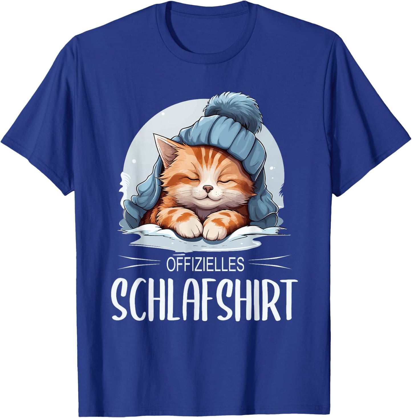 Official Sleep Shirt Kitten Pyjamas Cat , black T-Shirt - T-Shirt | Royal