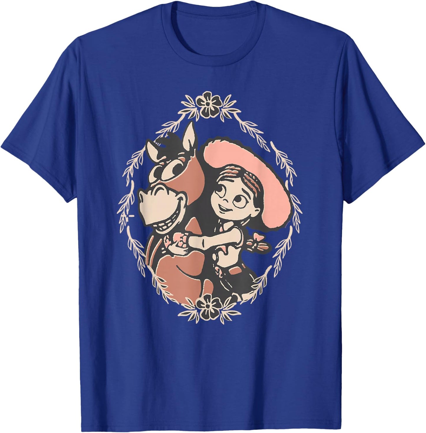 Disney and Pixar's Toy Story 5 Jessie Hugging Bullseye T-Shirt - T-Shirt | Royal