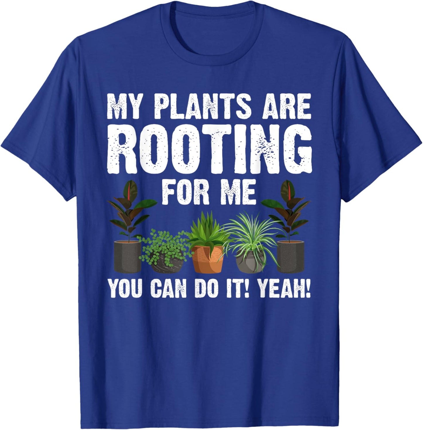 Funny Gardening Design Women Gardener Plant Lover T-Shirt - T-Shirt | Royal
