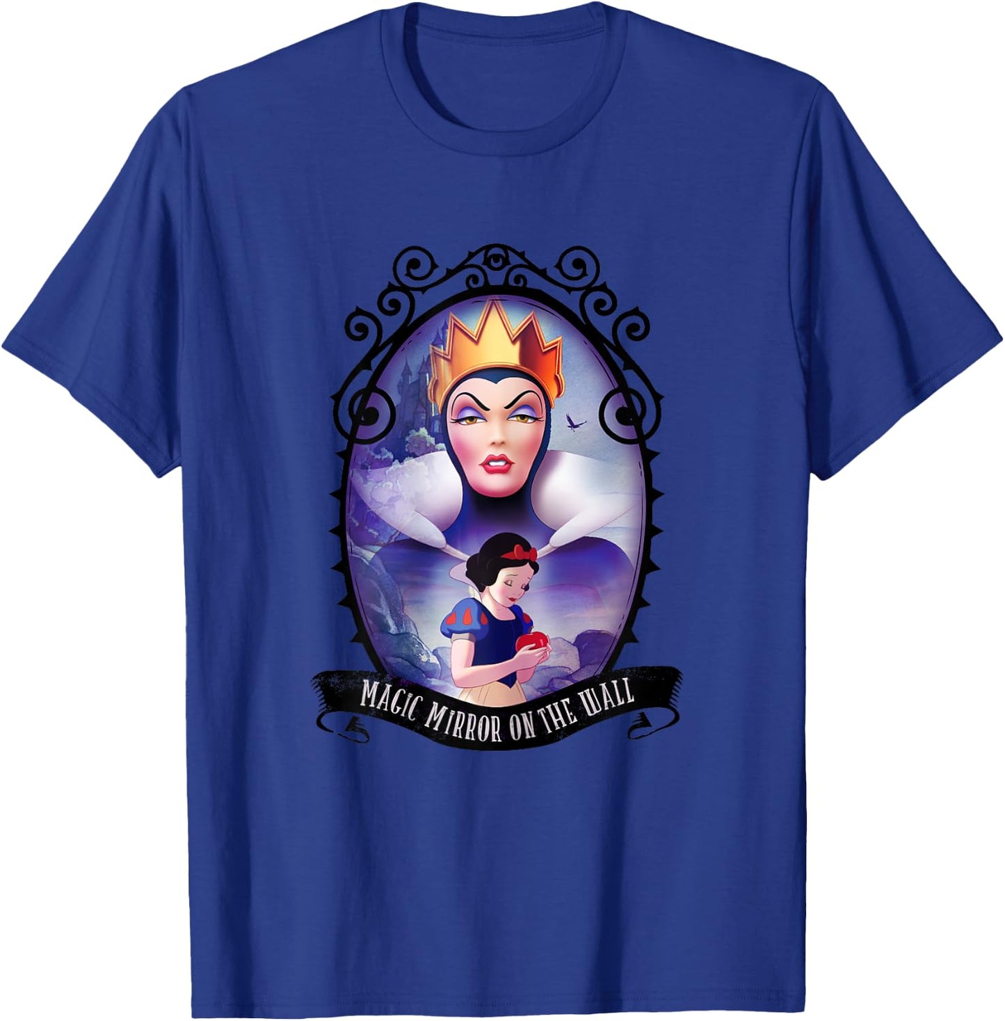 Disney Snow White Magic Mirror Graphic , white, Female X-Small T-Shirt - T-Shirt | Royal