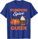 Pumpkin Spice Queen Coffee Pumpkin Web Spiders Halloween T-Shirt - T-Shirt | Royal