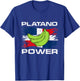 platano power dominican republic flag Design T-Shirt - T-Shirt | Royal