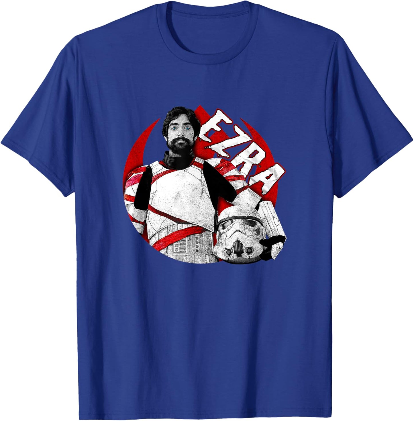 Star Wars: Ahsoka Ezra Stormtrooper Suit Vintage Portrait T-Shirt - T-Shirt | Royal