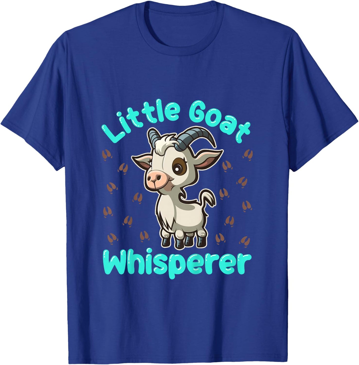 Little Goat Whisperer Goats Farm Animal Girl Boy Toddler T-Shirt - T-Shirt | Royal