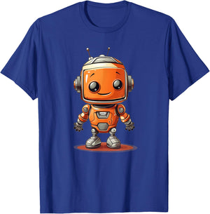 Lustiges orangefarbenes Roboter-Kostüm für Jungen T-Shirt - T-Shirt | Royal