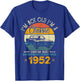 I'm Not Old I'm 1952 Classic Custom Built Legendary Birthday T-Shirt - T-Shirt | Royal